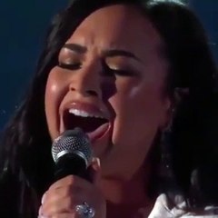 Demi Lovato llora con su actuación en los Grammy 2020