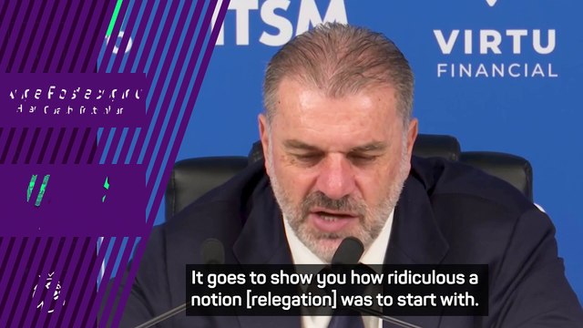 Postecoglou hits back at Tottenham relegation fears