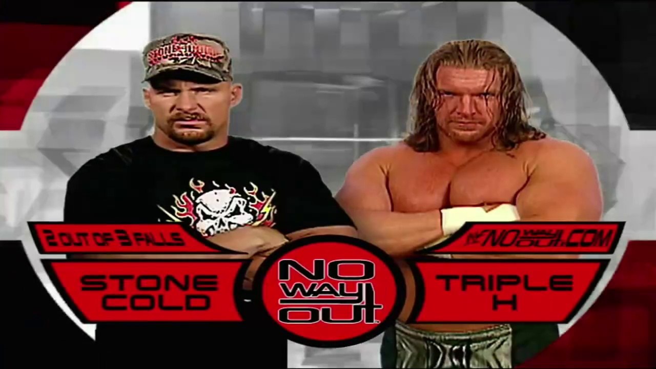 Triple H vs Stone Cold Steve Austin 3 Stages Of Hell No Way Out 2001 25/2/01