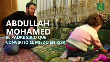 El padre que enseñó a su hija que las bombas son fuegos artificiales