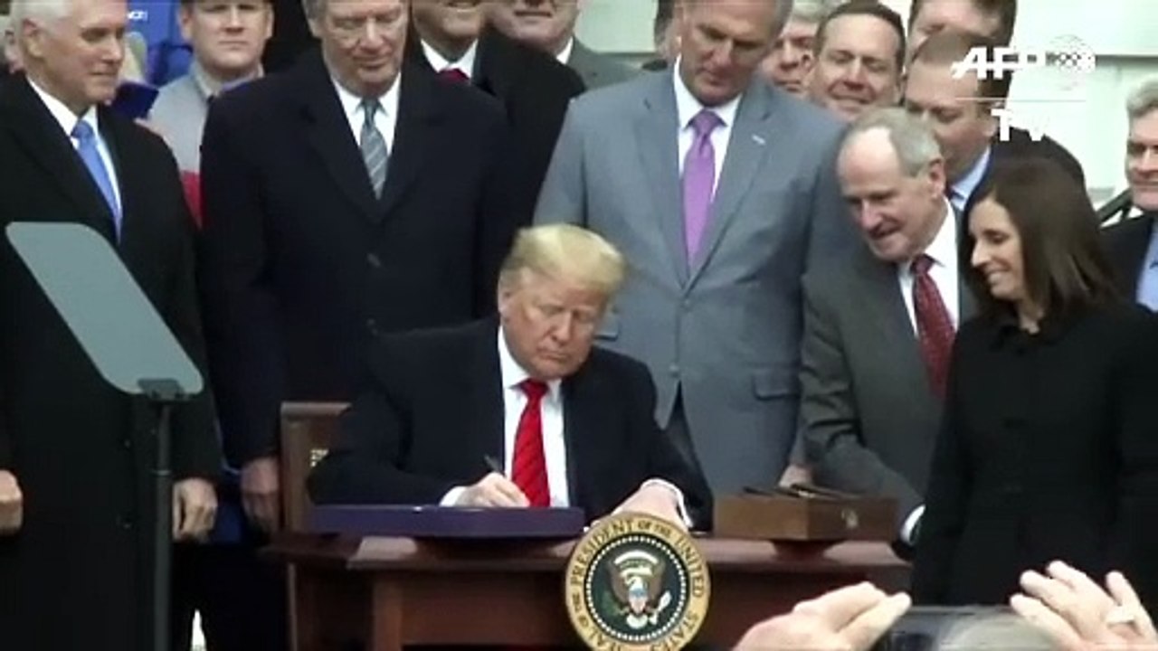 Trump firma el T-MEC, el nuevo tratado comercial con México y Canadá ...