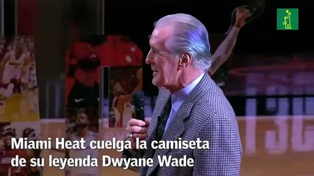 Miami Heat cuelga la camiseta de su leyenda Dwyane Wade
