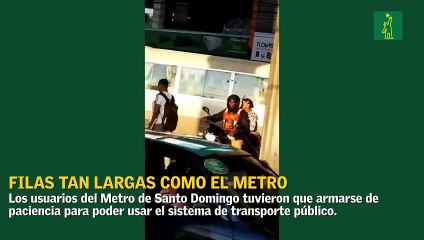 Línea 1 del Metro de Santo Domingo colapsó por falla técnica