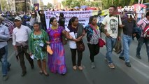 Protesta en México al año de la muerte de activista Samir Flores