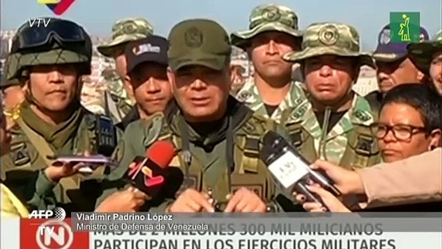 Venezuela hace ejercicios militares y EEUU condena detención de tío de Guaidó