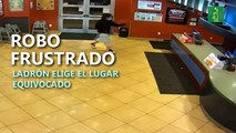 Robo frustrado: Ladrón elige el lugar equivocado