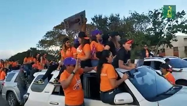 El PLD y el PRM realizaron caravanas en diferentes sectores de la ciudad de Santiago