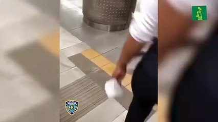 P.N. aclara agentes impidieron que joven intentara arrojarse a las vías del Metro