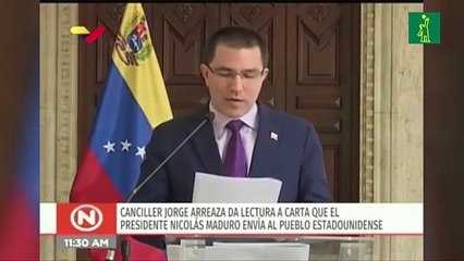 Maduro pide a los estadounidenses que no acepten una guerra contra Venezuela