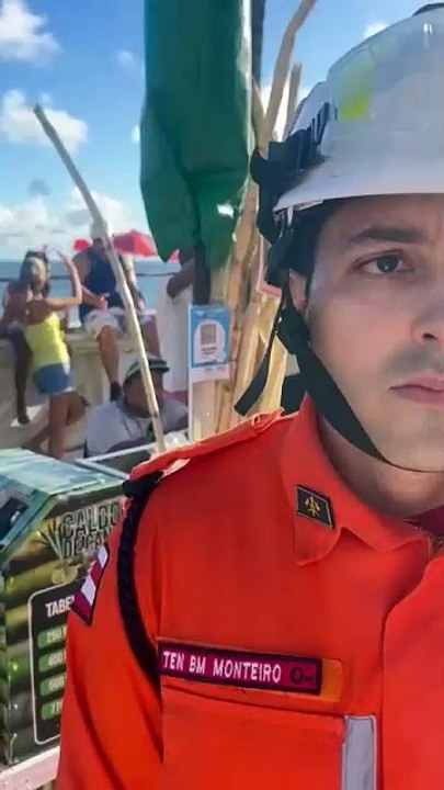 "Os bombeiros estão disponíveis 24 horas por qualquer situação", disse Tenente Monteiro durante Fuzuê