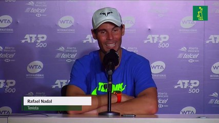 Rafael Nadal: "El final está cada vez más cerca, pero sigo disfrutando