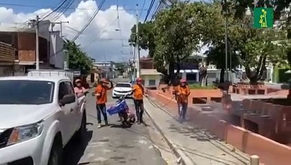 Alcaldía de Santiago inicia operativo de limpieza y desinfección