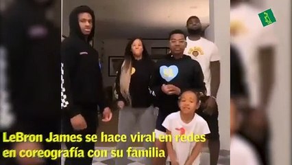 LeBron James y su familia bailando se hace viral en redes