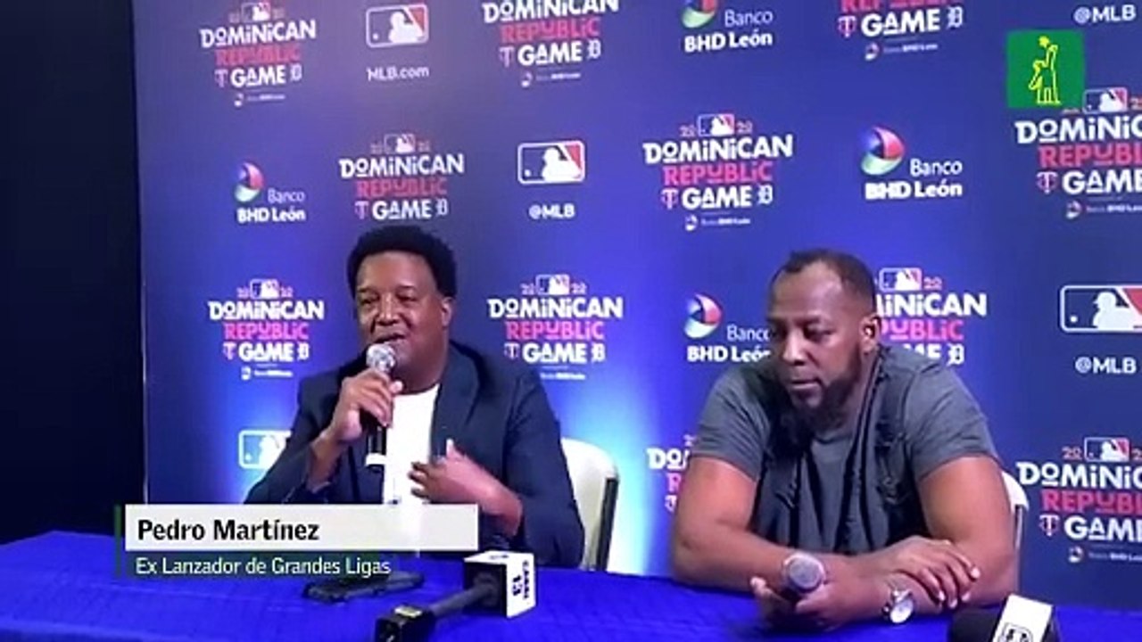 Vladimir Guerrero y Pedro Martínez condenan el uso de esteroides entre jugadores dominicanos