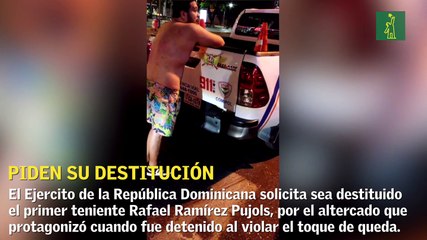 Oficial del Ejército violó toque de queda y golpeó a miembro de patrulla