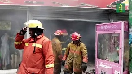Se incendia importadora de ropas y calzados en el sector Los Ríos