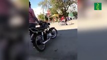Circulan en redes sociales imágenes del accidente de Domingo Germán