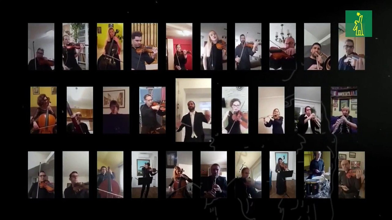 Músicos serbios dedican una canción a Italia desde sus casas