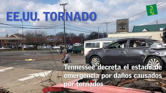 Tennessee decreta el estado de emergencia por daños causados por tornados