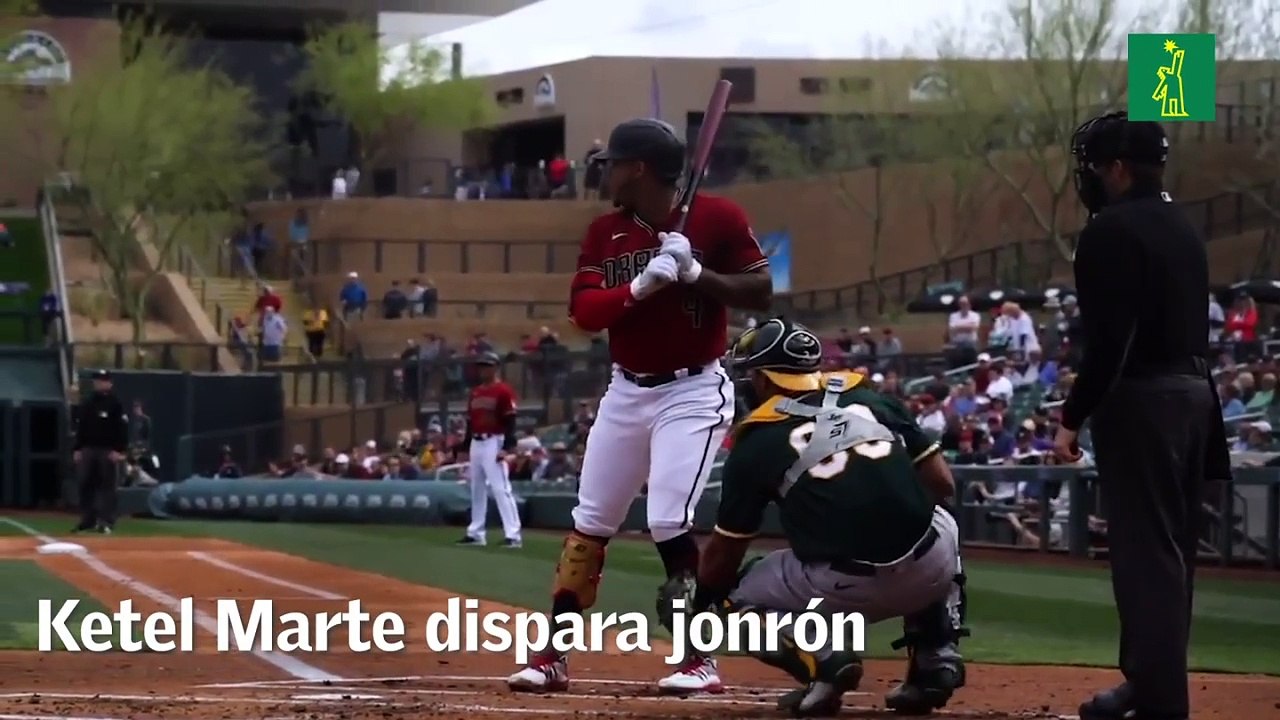 Ketel Marte dispara jonrón con los Arizona Diamondbacks