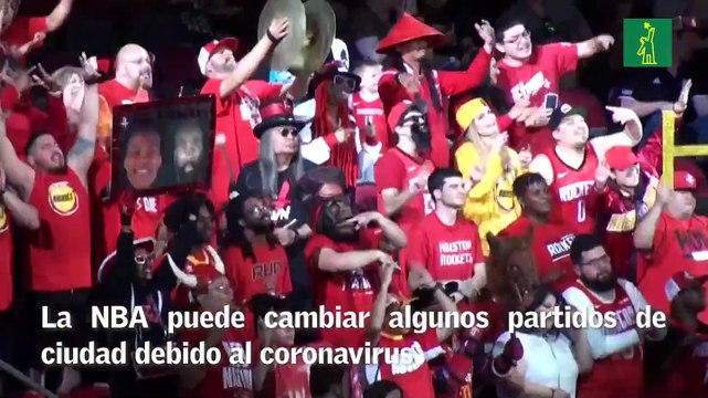 La NBA puede cambiar algunos partidos de ciudad debido al coronavirus