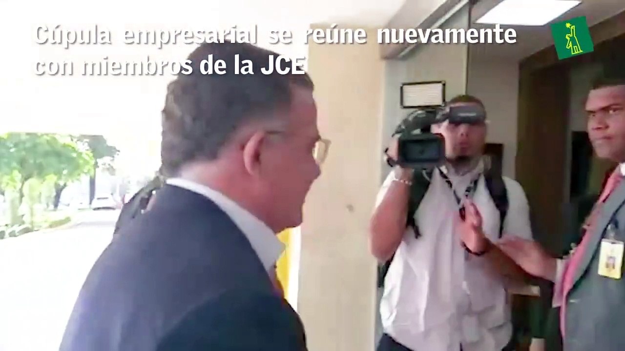 Cúpula empresarial se reúne nuevamente con miembros de la JCE