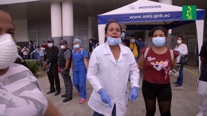 La ciudad ecuatoriana de Guayaquil vive trágicas escenas con hospitales desbordados