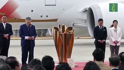 La llama de los Juegos Olímpicos de Tokio 2020 aterriza en Japón
