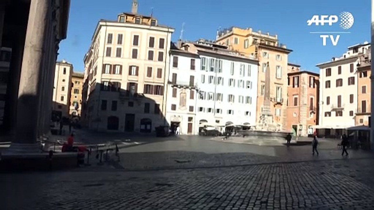 Ciudades italianas desiertas por el coronavirus