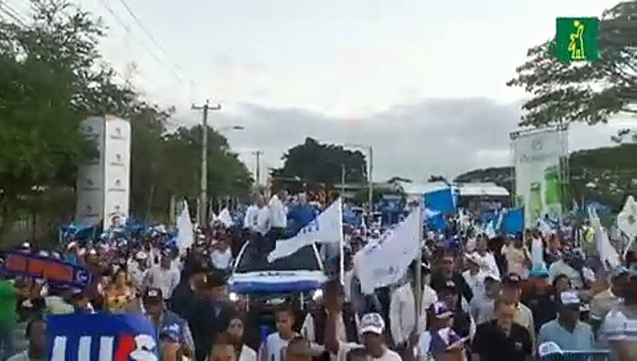 Abinader y Ulises lideran marcha caravana este viernes en Santiago