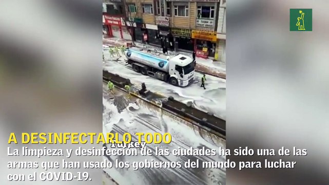 Limpiar y fumigar las ciudades: Otra arma para luchar contra el COVID-19