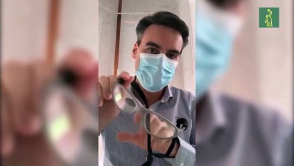 Truco para que no se te empañen los lentes si llevas mascarilla