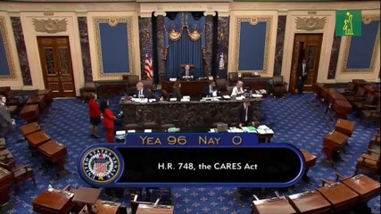 El Senado de EE.UU. ratifica el mayor estímulo económico de la historia del país