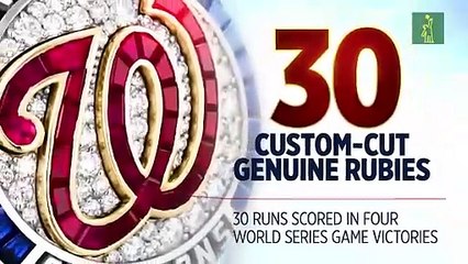 Los Nacionales presentan su anillo de Serie Mundial