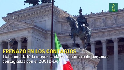 Italia constata el mayor frenazo en los contagios de coronavirus en 25 días
