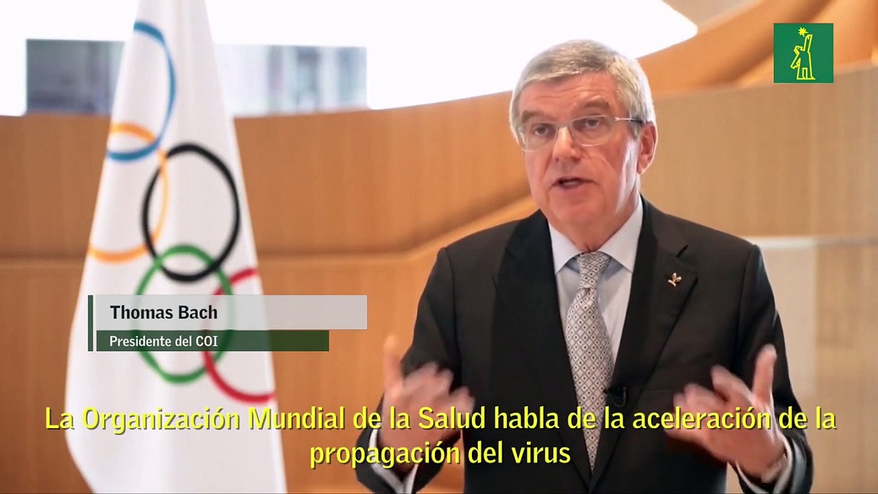 Presidente del COI afirma que el COVID-19 "es un desafío sin precedentes para los Juegos"
