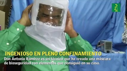 Dominicano crea equipo de bioseguridad para estaciones de trabajo