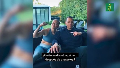 El nuevo reto de Tik Tok de Alex Rodríguez y Jennifer López