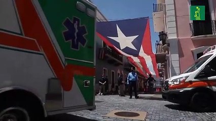 Protestan por gestión de la crisis sanitaria en Puerto Rico