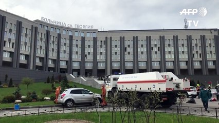 Cinco pacientes con COVID-19 mueren en un incendio de un hospital en Rusia