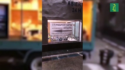 Alimentos gratuitos para camioneros durante COVID-19 en España