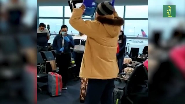 Dominicanos varados en Estados Unidos oraron en Aeropuerto Kennedy