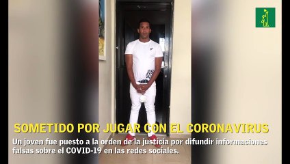 Detienen a joven que difundió información falsa del COVID-19 en redes sociales