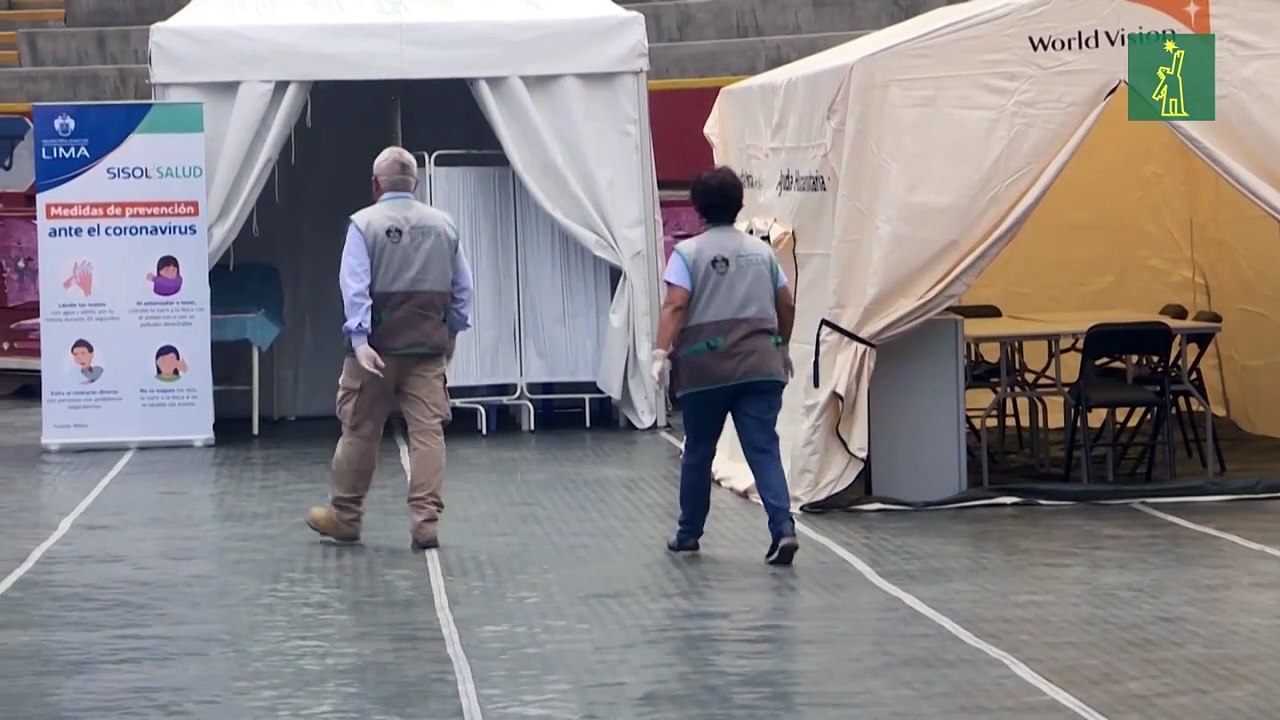 La bicentenaria plaza de toros de Lima se convierte en albergue por coronavirus