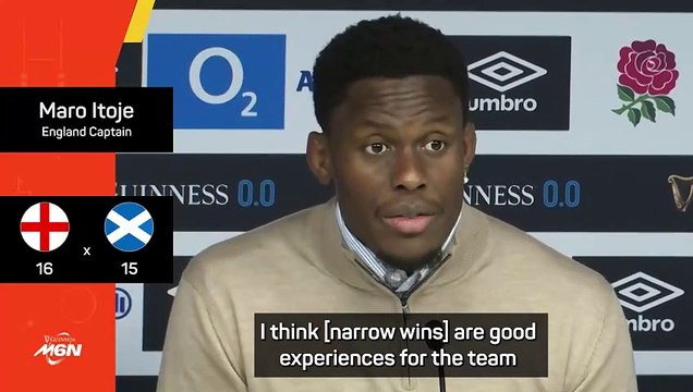 Itoje hopes for less 'narrow' wins as England edge out Scotland