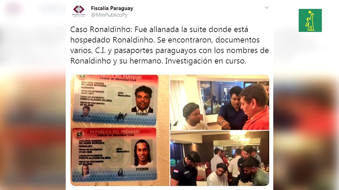 Otorgan arresto domiciliario a Ronaldinho tras pago de fianza millonaria