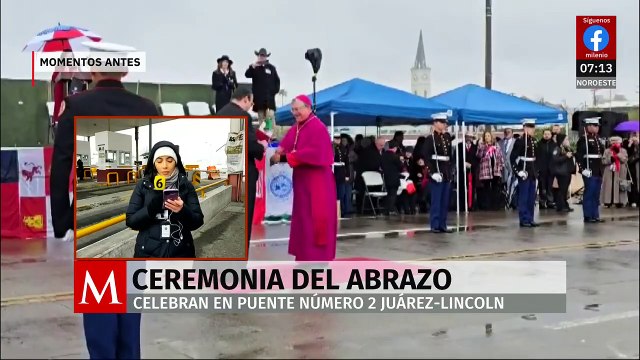 México y Estados Unidos realizan la ceremonia del Abrazo para reforzar lazos de hermandad