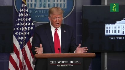 Trump niega estar politizando la pandemia como lo acusa el jefe de la OMS