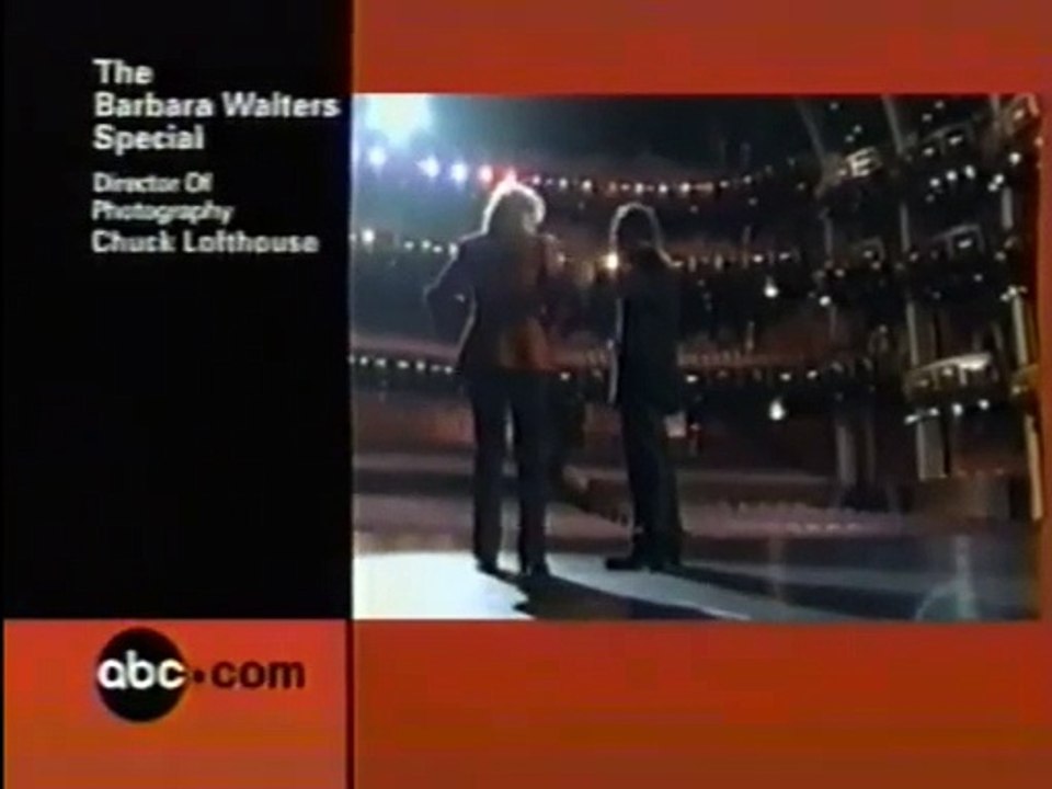 The Barbara Walters Special ABC Split Screen Credits