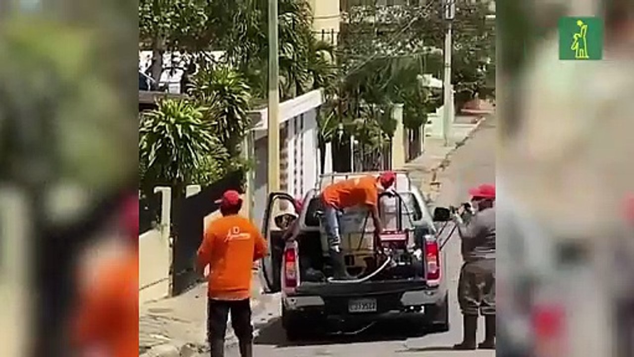 Alcaldía de Santiago continúa operativos de limpieza para contrarrestar la propagación del COVID-19